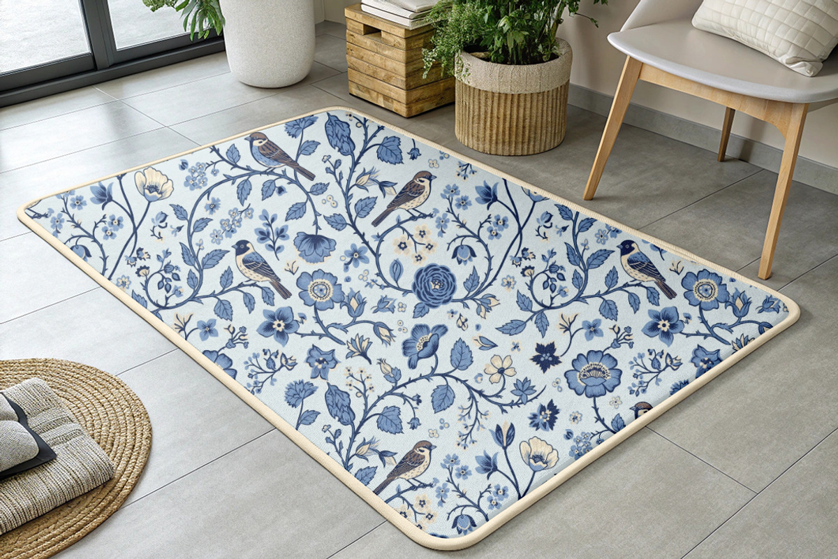 Rustic Songbirds Seamless Vector, a Pattern Graphic by one-touch (Photo 9 of 10)