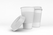 Coffee Cups Mockup, a Cups & Container Mockup by Qaleb Studio (Thumbnail 2 of 2)