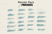 Render Pack Procreate brushes, a Brush Add-On by Spark Studio Brushes (Thumbnail 2 of 3)