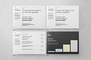 Minimalist brand guidelines, a Brochure Template by Proonty (Thumbnail 5 of 9)