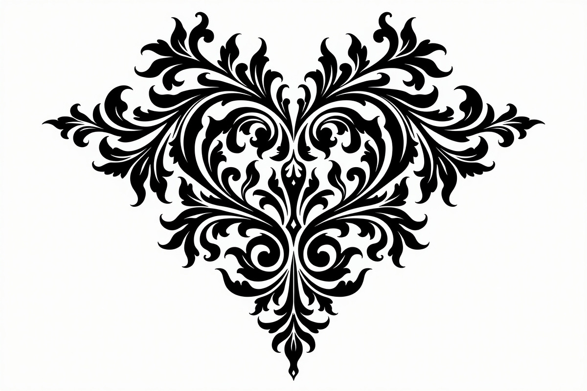 Romantic Lace Heart Clipart, an Illustration by Artivon (Photo 12 of 21)