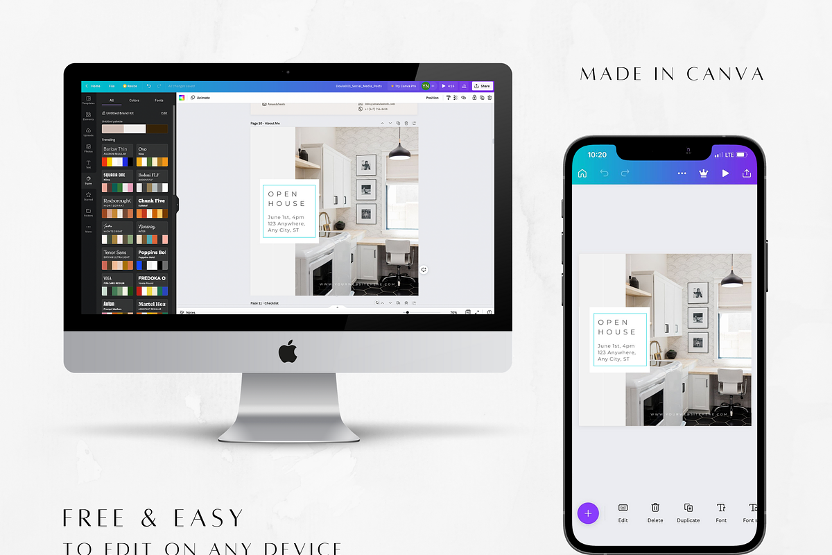 1000 Real Estate MEGA BUNDLE, a Social Media Template by ZoaniDesign (Photo 9 of 10)