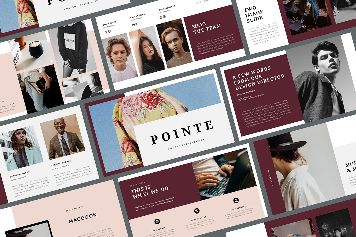 Pointe - PowerPoint Template, a Presentation Template by Bervisual (Photo 1 of 11)