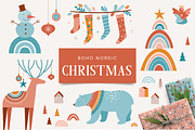 Bohemian Nordic Christmas collection, a Decorative Illustration by Marish (Thumbnail 1 of 11)
