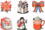 Christmas Doodle Sublimation Clipart, an Illustration by Black Bird Studio (Thumbnail 4 of 6)