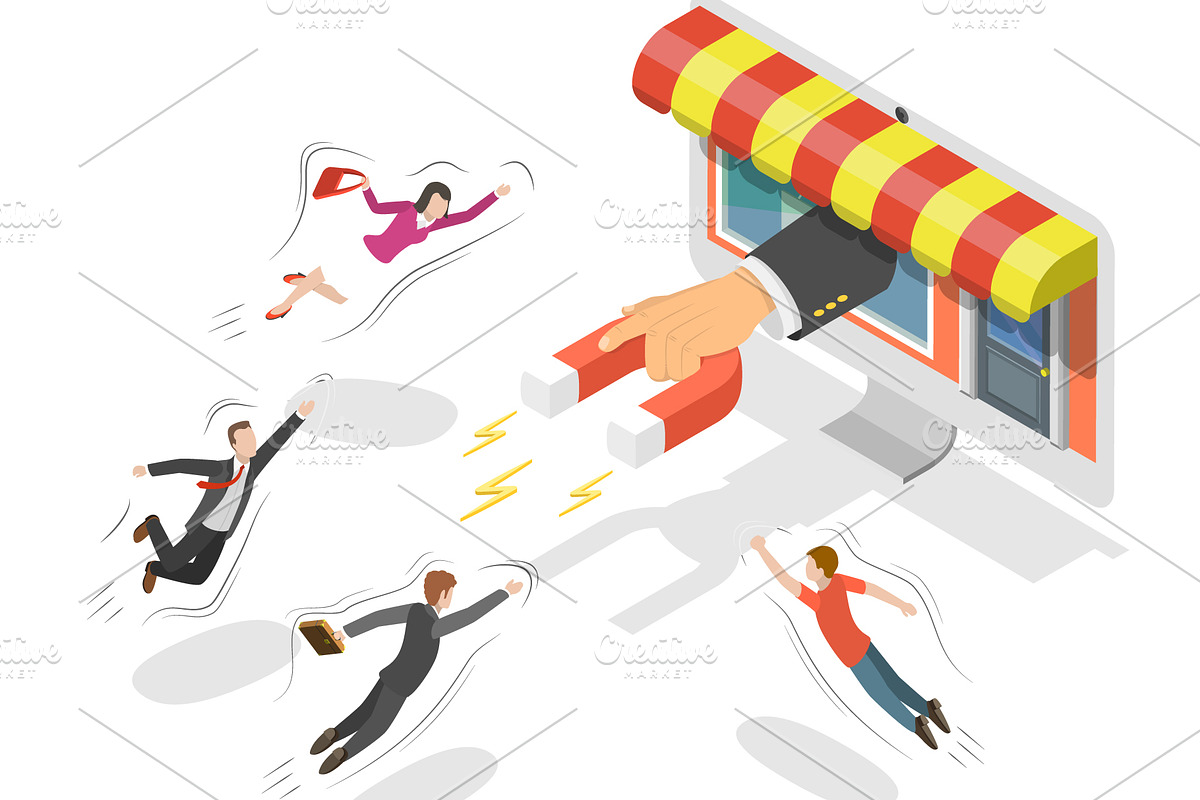 Digital Marketing Set 01, an Illustration by AndriiStore (Photo 3 of 10)