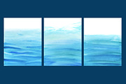 Watercolor Sea Textures, a Texture Graphic by Imaginasty (Thumbnail 3 of 4)