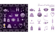 №17 Set of relaxation icons, a Templates & Theme by Rasveta (Thumbnail 2 of 2)