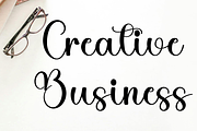 Autumn Birthday, a Handwritten Font by InermediaSTUDIO (Thumbnail 5 of 8)