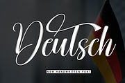 Deutsch | Script Font, a Handwritten Font by Scratchones (Thumbnail 1 of 9)
