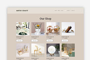 Artis Craft WordPress Theme, a WordPress Template by Your Theme Shop (Thumbnail 5 of 9)