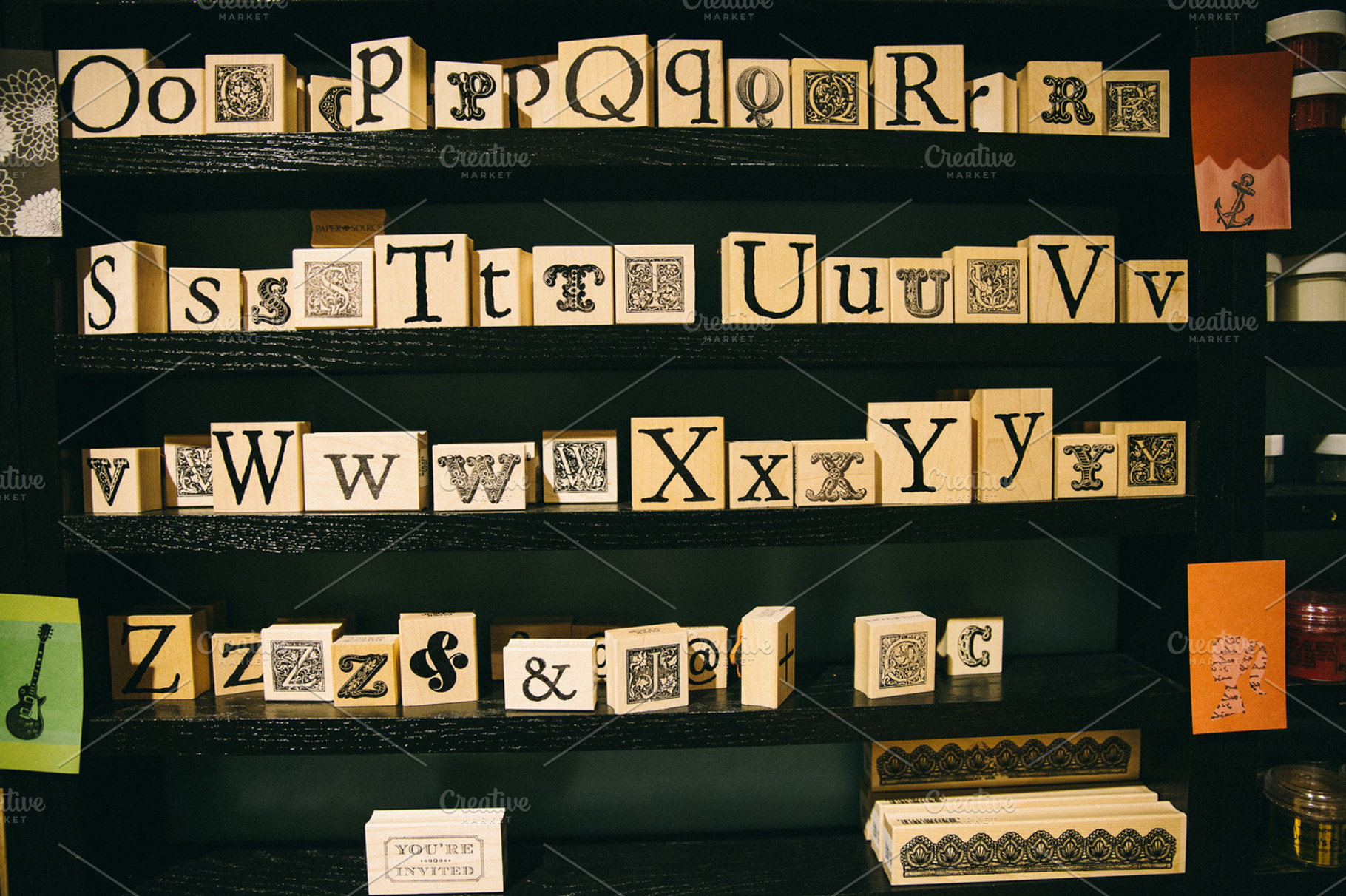 Rubber Stamp Letters