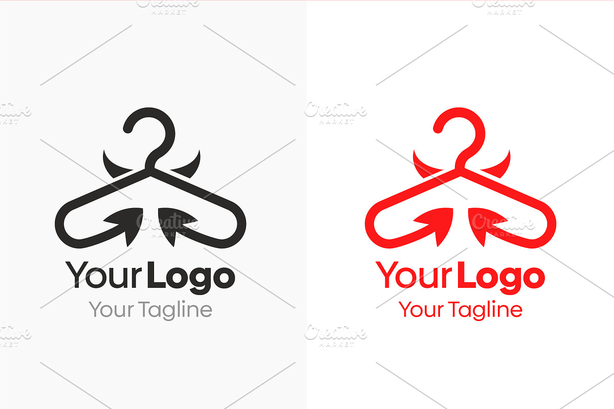 Devil Apparel Logo Template, a Branding & Logo Template by Grapixy (Photo 3 of 3)