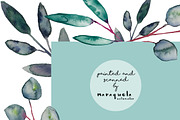 Embellished Frames: flowers & leaves, a Decorative Illustration by MaraquelaStudio (Thumbnail 8 of 8)