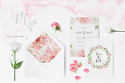 BlushPink Watercolor Floral Clipart, an Illustration by May • SHO (Thumbnail 5 of 15)