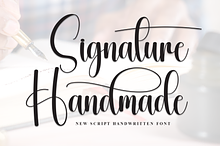 Signature Handmade | Script Font
