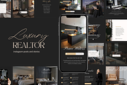 Luxury Real Estate templates, a Social Media Template by LiliesandBerries (Thumbnail 2 of 10)