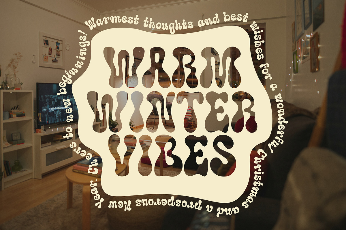 SnowWeaver Bubbly Christmas Font Y2K, a Sans Serif Font by Struvictory.art (Photo 7 of 8)