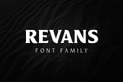 Revans Font Family, a Serif Font by Arterfak Project (Thumbnail 1 of 13)