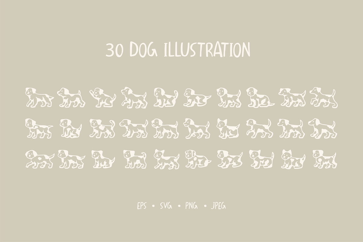 Cute Cat & Dog, an Animal Illustration by HunEyy (Photo 6 of 8)