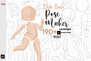 Procreate Chibi Maker Chibi Base, a Brush Add-On by ArtPrintBabe (Thumbnail 1 of 4)