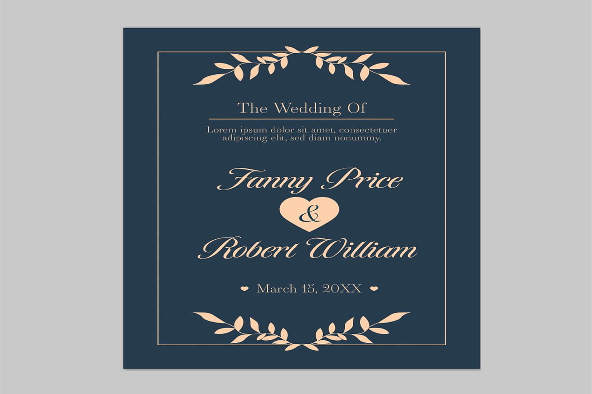 Elegant Wedding Menu, a Templates & Theme by studiogstock (Photo 2 of 3)