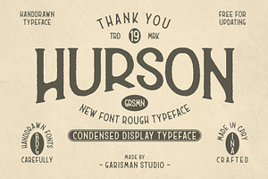 Hurson Rough - Serif