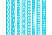 Bright Blue Clipart Borders, an Illustration by Amanda Ilkov (Thumbnail 4 of 5)