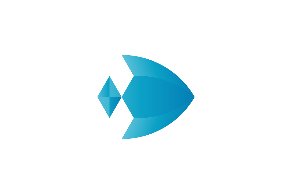 Letter C Fish Diamond Logo, a Branding & Logo Template by ganuDESIGN (Photo 2 of 4)