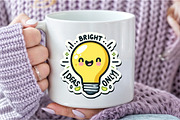 Funny,Bright Deas Only  Sticker PNG, an Illustration by DreamCafeArt (Thumbnail 6 of 7)
