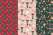 Nutcracker Seamless Patterns, a Pattern Graphic by The Audacious Brush (Thumbnail 3 of 6)