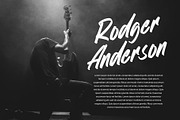 Black Sergio Brush Font, a Handwritten Font by RantautypeStudio (Thumbnail 2 of 13)