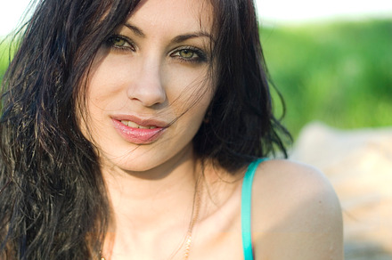 Beautiful woman featuring adult, attractive, and beautiful, a Person Photo by Liliia Rudchenko