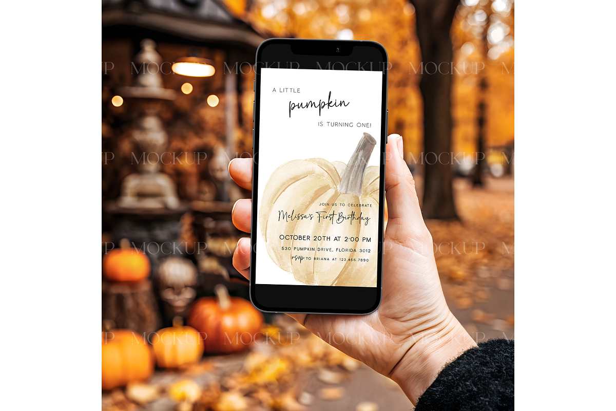 Halloween Season iPhone Mockup, a Product Mockup by MockupWizard (Photo 3 of 3)