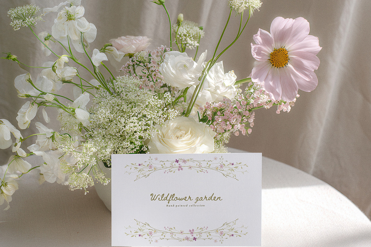 Watercolor Wildflower Garden, a Decorative Illustration by Altea Design Studio (Photo 13 of 18)