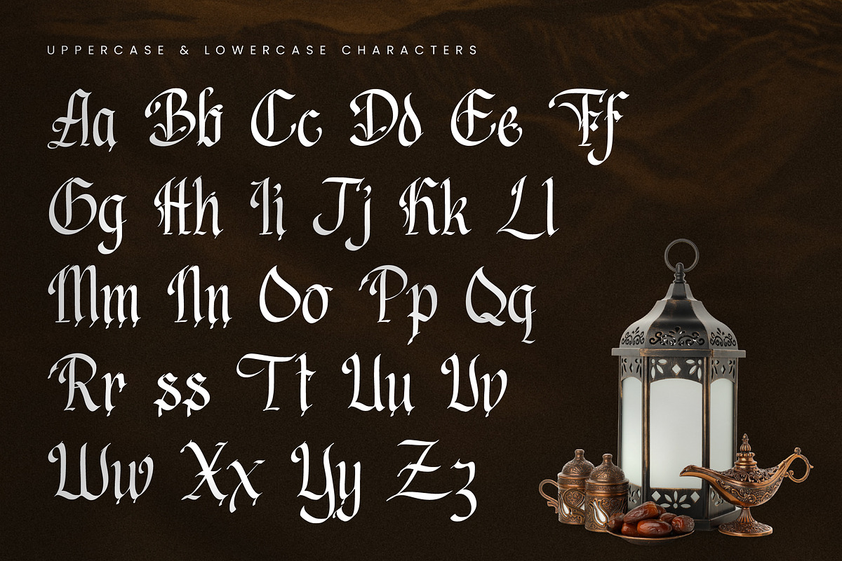 Haryth Mirage - Blackletter Arabic, a Blackletter Font by Randi Irvan | Rvandtype (Photo 9 of 11)