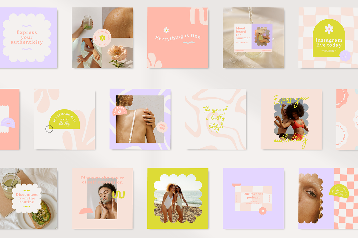 Bohemian vibes | Social Media Kit, a Social Media Template by Mila Estudio (Photo 3 of 7)