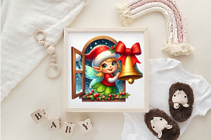 Christmas Cute Fairy Sublimation