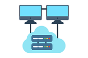 Big Data Flat Icon, a Duotone Icon by Pexelpy (Thumbnail 2 of 2)