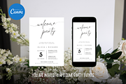 Welcome Party Invitation, an Invitation Template by Earth5168 (Thumbnail 2 of 9)