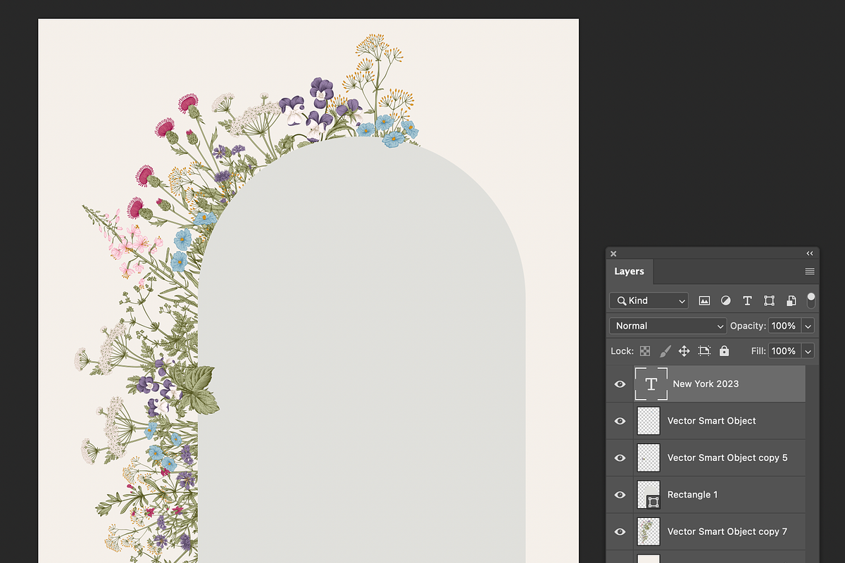 Wild Flower Photo Art Template, a Poster Template by AIW SOLUTIONS (Photo 3 of 3)