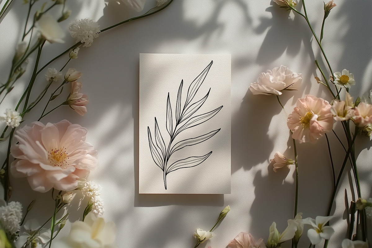Garden Flowers Bundle Line Art SVG, a Decorative Illustration by Dervik Art Store (Photo 2 of 10)
