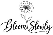 Bloom Slowly Floral Line Art, a Decorative Illustration by Ghagra (Thumbnail 2 of 7)