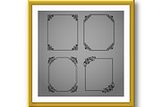 Set of decorative frames, a Pattern Graphic by RODINA (Thumbnail 2 of 3)