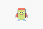 Cute Object Monster, an Object Illustration by Vectorium Studio (Thumbnail 1 of 3)