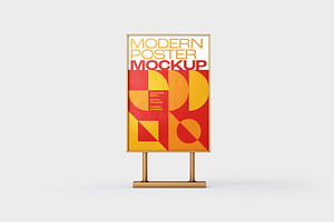 Modern Poster Mockup Set