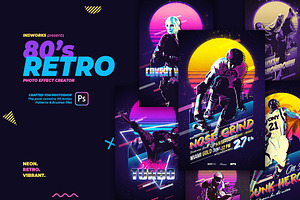 80s Retro Poster PS Action