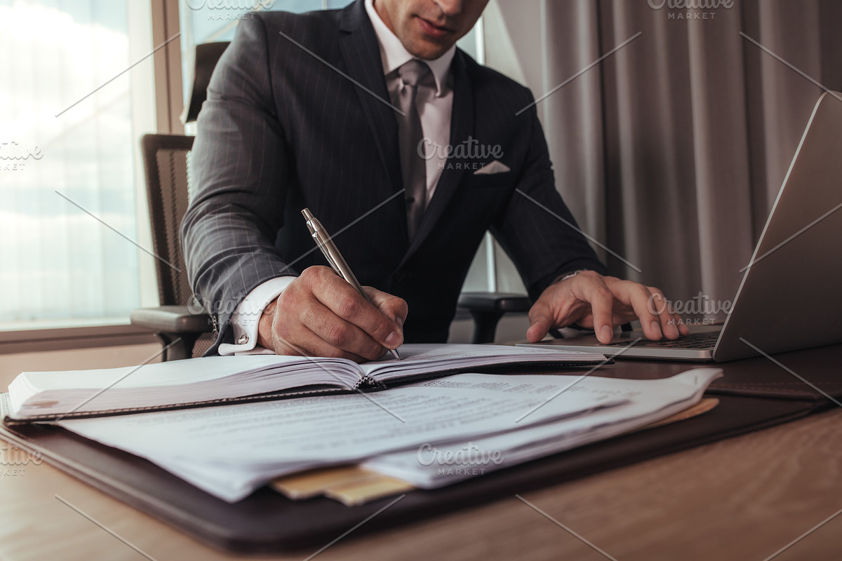 Businessman working at his office de featuring attorney, business, and, a Business Photo by Jacob Lund (Photo 6 of 6)