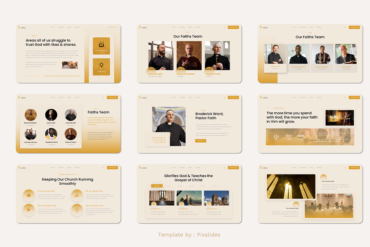 Church & Religion PowerPoint, a Presentation Template by Pixslides (Photo 3 of 6)