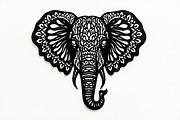 Elephant Silhouette with Ornamental, an Illustration by Amazin_art (Thumbnail 9 of 16)